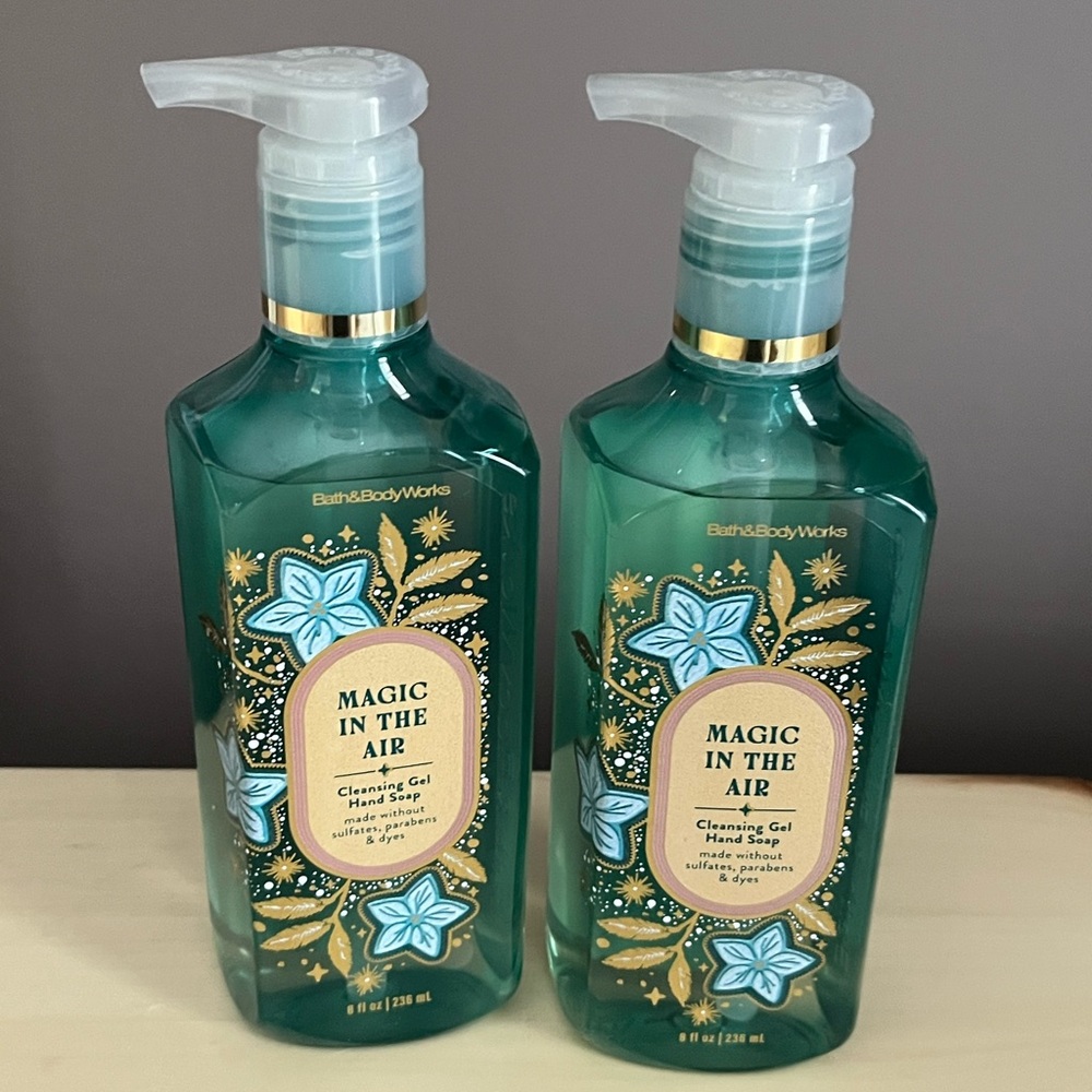 Two New Bath & Body Works Magic In The Air Cleansing Gel Hand Soaps